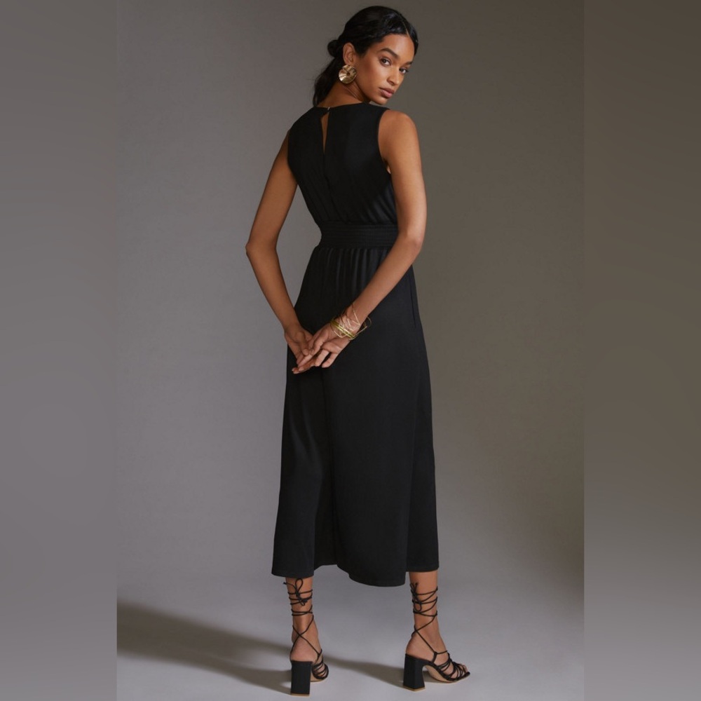 Hutch Wide Leg Knit Jumpsuit size M black - Picture 2 of 12